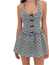 Janice Halter Mini Dress